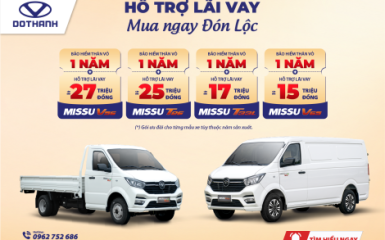 HỖ TRỢ LÃI VAY - MUA NGAY ĐÓN LỘC | KHUYẾN MẠI DOTHANH MISSU